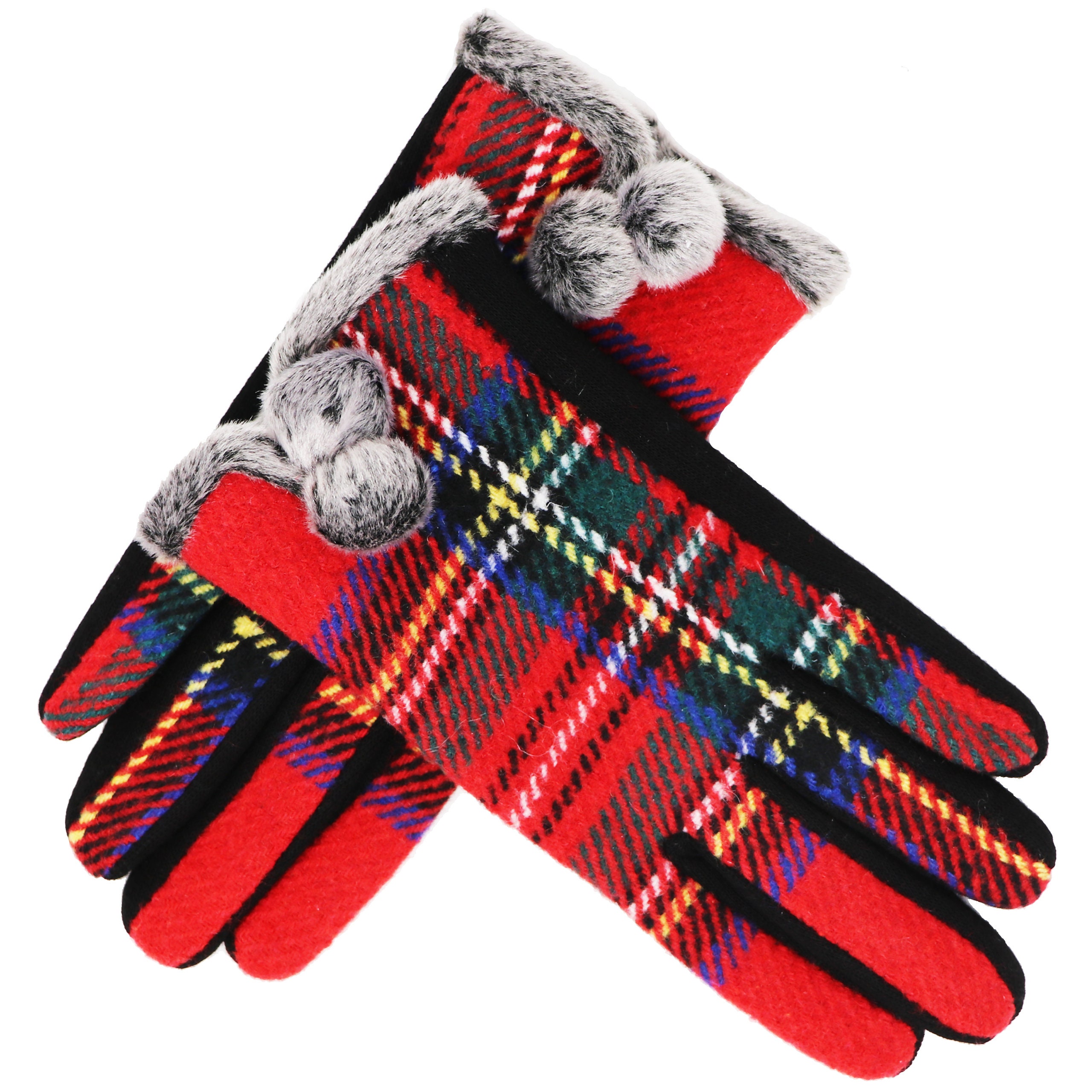 Christmas Tartan Green Plaid Scottish Boxing Gloves