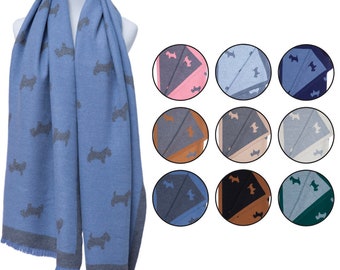 Supersoft Scotty Dog Scarf Dog Scarves Scottu Dog Shawl