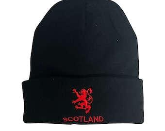 Scotland Lion Beanies Unisex Rampant Lion Scottish Beanie