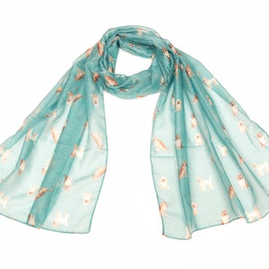 Dog Scarf Lightweight Dog Scarf Multi Dog Scarves Green Pink