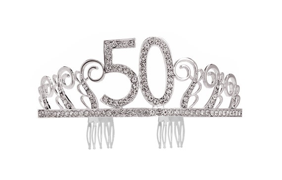 Abeillo Kit Fascia E Diadema Per 90° Compleanno, In Oro Rosa 90