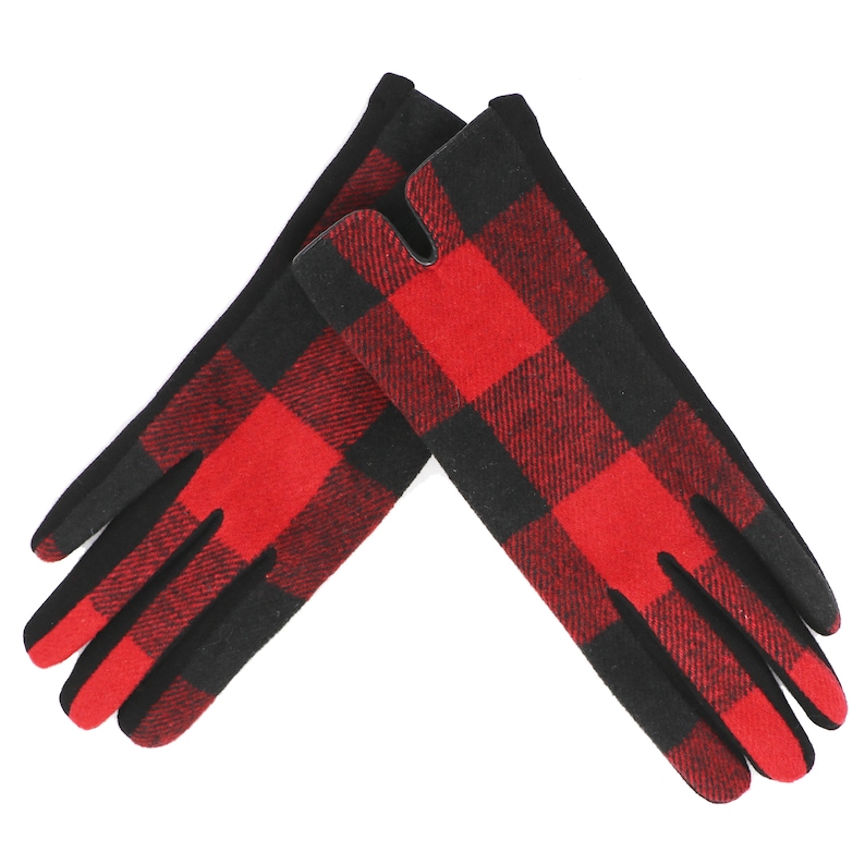 Buffalo Plaid Gloves and Houndstooth Gloves Etsy UK