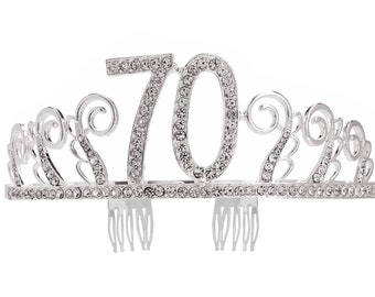 Tiara per il 70° compleanno - Regalo di compleanno per lei