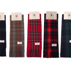 Tartan Clan Scarf Anderson - Macdougal Scarves for him Scarves for her Gift for Her Gift for Him Find Clan