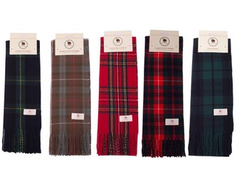 Tartan Clan Scarf Anderson - Macdougal Scarves for him Scarves for her Gift for Her Gift for Him Find Clan