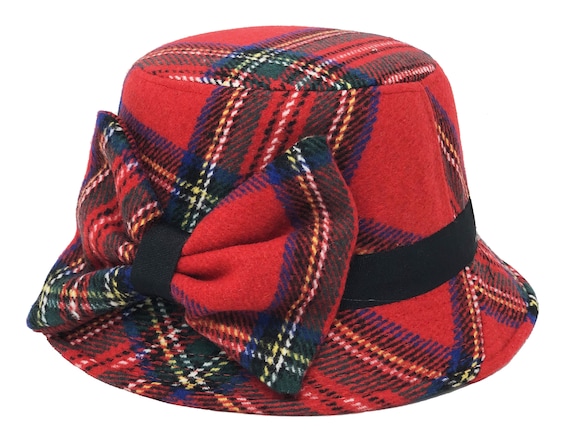 Baker Boy Hat Tartan Plaid Warm Winter Hat Elasticated Fit Etsy