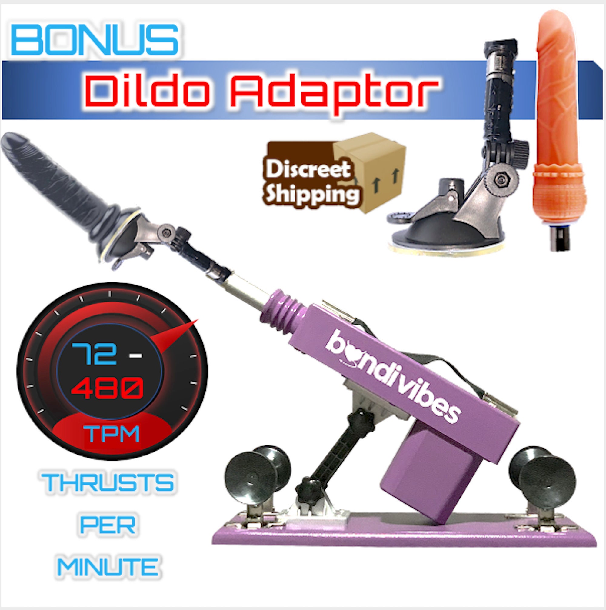 Automatic Sex machine FREE 9 Dildo Automatic Dildo Adapter | Etsy