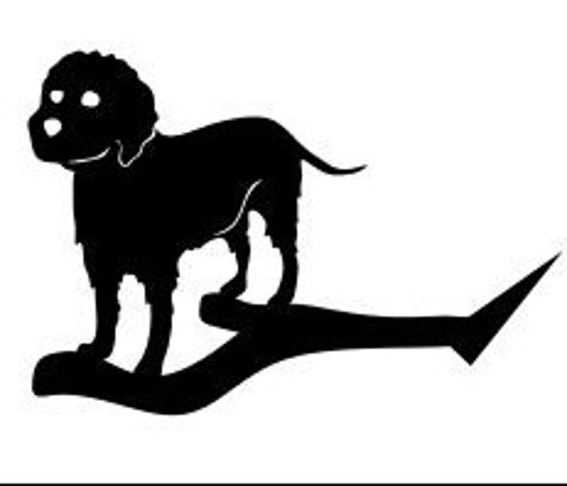 Metal Dog Yard Art Etsy