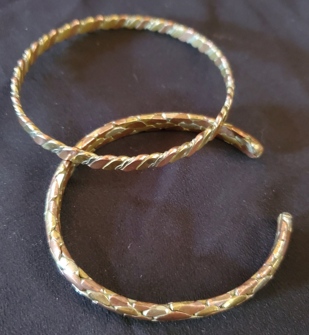 Cuff and Bangle Copper & Brass Bracelets Etsy