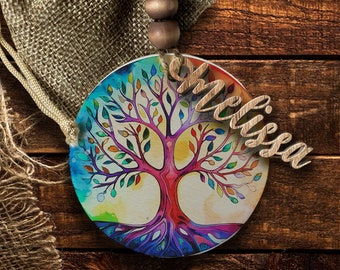 Tree of Life Ornament, Ceramic Christmas Tree Decoration,  Handcrafted Gift For Her, Unique Gift Ideas, XMAS gifts, Personalized, Giftable