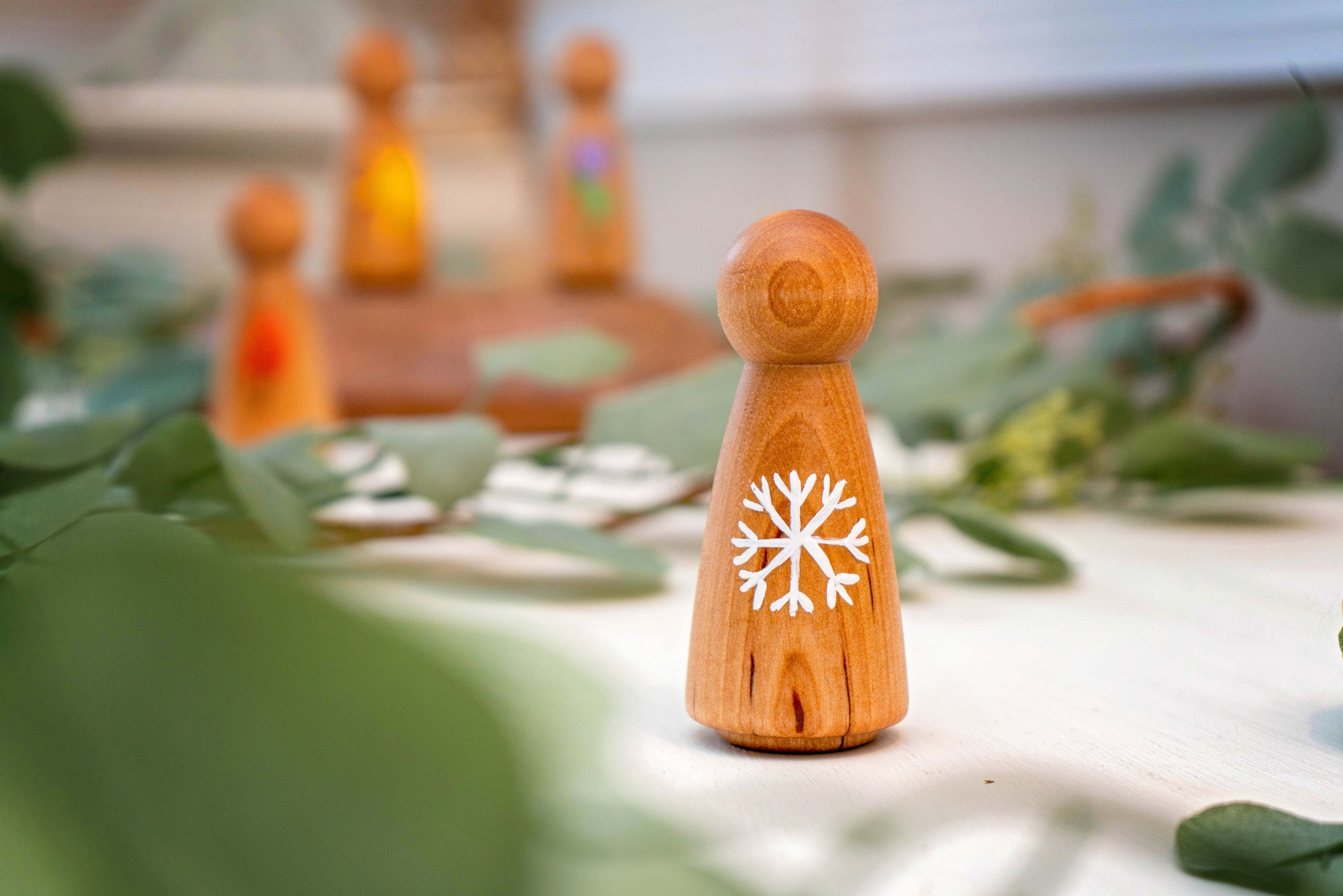 Seasons Peg Dolls Winter Summer Fall Spring Peg Doll Set, Waldorf ...