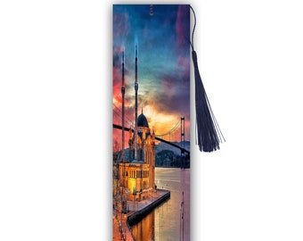 Ajouter Istanbul, Turquie, Mosquée Ortaköy à vos favoris avec le pont du Bosphore en arrière-plan