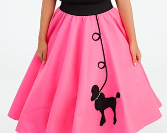 Girls 50s Poodle Skirt