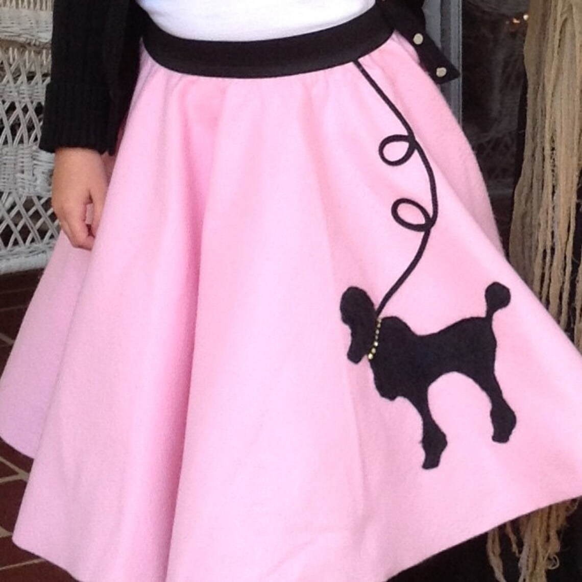 Girls 50s Poodle Skirt | Etsy