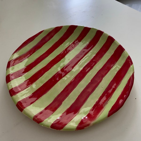 Striped Plate