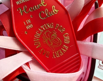 Heart Club Motel Keychain | CHD Awareness