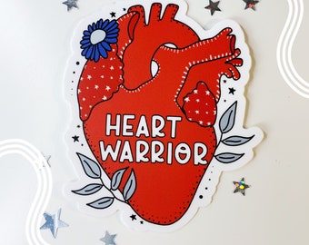 Heart Warrior Sticker | CHD Sticker | Heart Family