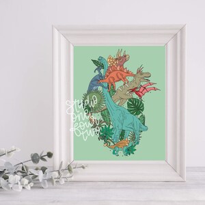 Dino-Mite Heart | Physical Print