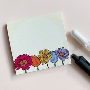 Flower Power Sticky Notes