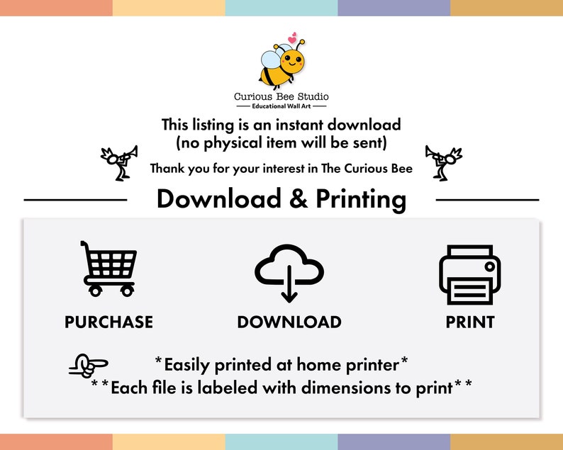 This listing is an instant digital download, no physical item will be sent