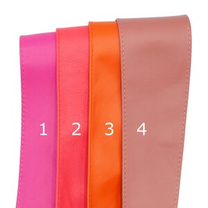 orange belts for dresses Wide Light Orange Satin Sash Belt by Satin Swank