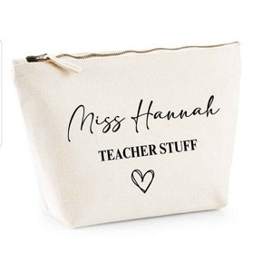 Personalised Teacher Pencil Case, Bee Pencil Case, Teacher Present,  Personalised Pencil Case
