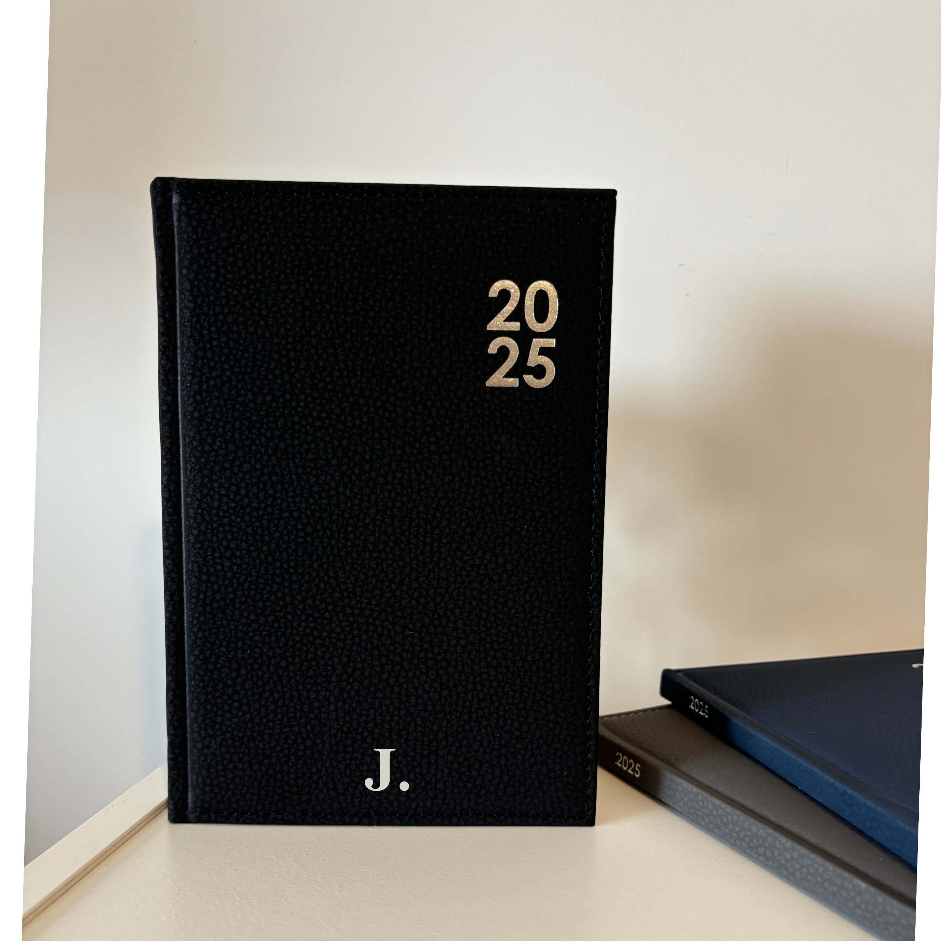 Diary 2025 luxury premium Personalised 2025 Diary,A5 diary, A5 page a day, week to view diary for him, gift for co-worker as a work diary