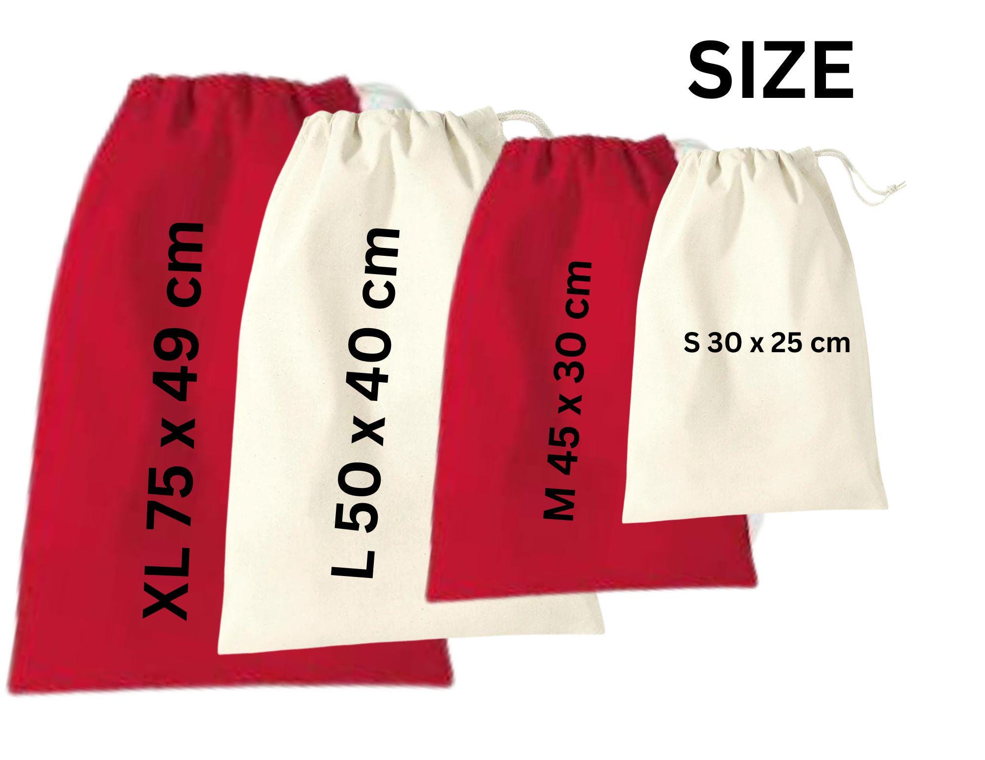 Personalised Santa Sack, Christmas Sack, Personalised Christmas Toy Sack  Christmas Gift Bag, Xmas Christmas Eve box, first Christmas gift