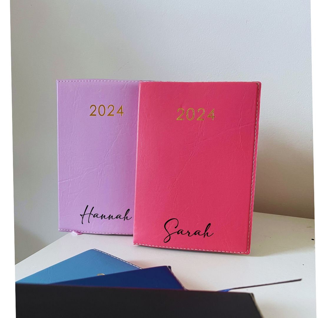 2024 Diary A6 Personalised 2024 Diary 2024 Diary Day a Page Etsy