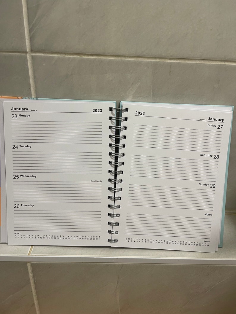 2023 Diary PERSONALISED 2023 Diary 2023 Planner 2023 Diary Etsy UK