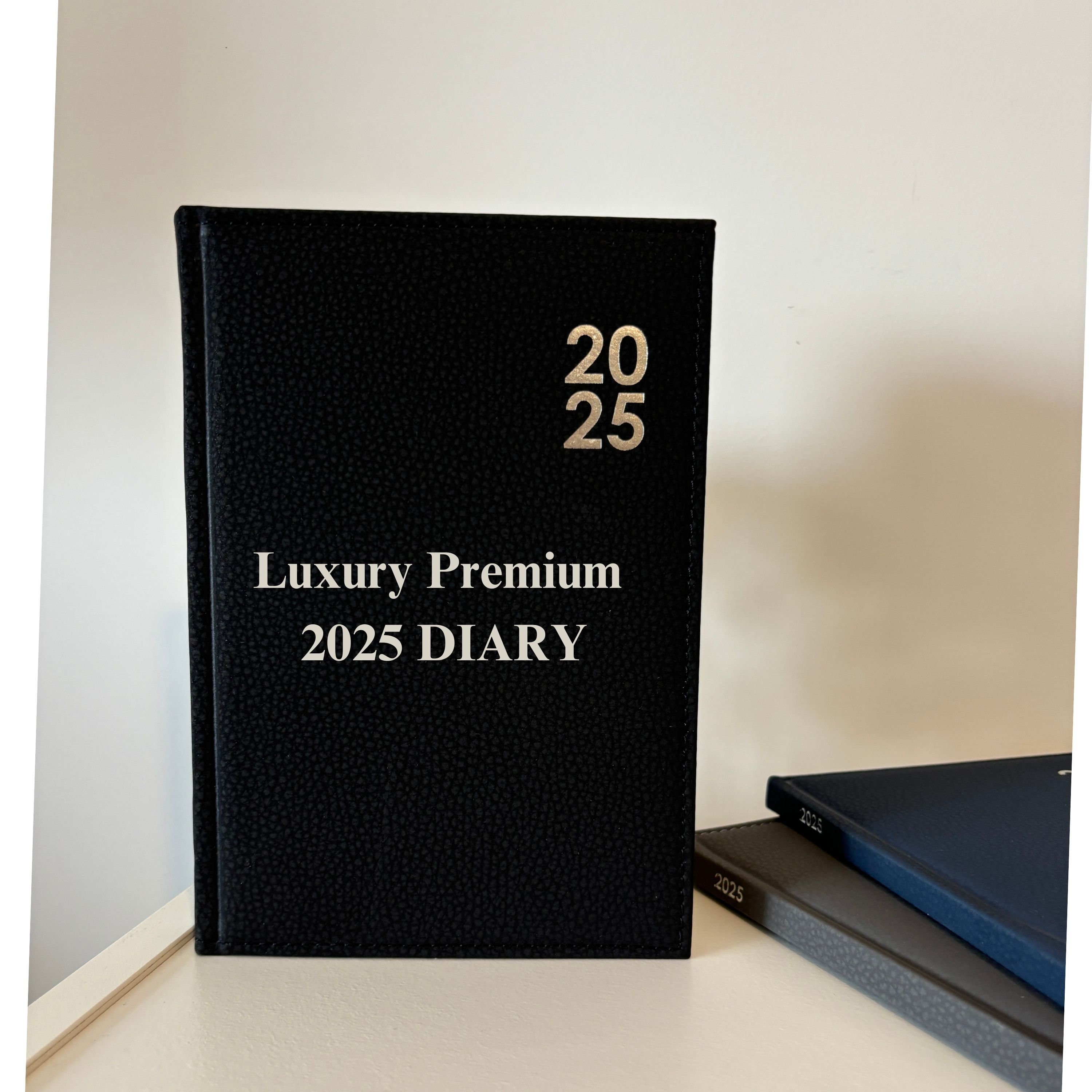Diary 2025 luxury premium Personalised 2025 Diary,A5 diary, A5 page a day, week to view diary for him, gift for co-worker as a work diary