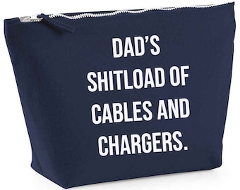 Dads shitload of cables chargers Father's Day gift For Dad Grandad Birthday Funny Cute Daddy Grandad Father's Day Gift, Best Dad Gift