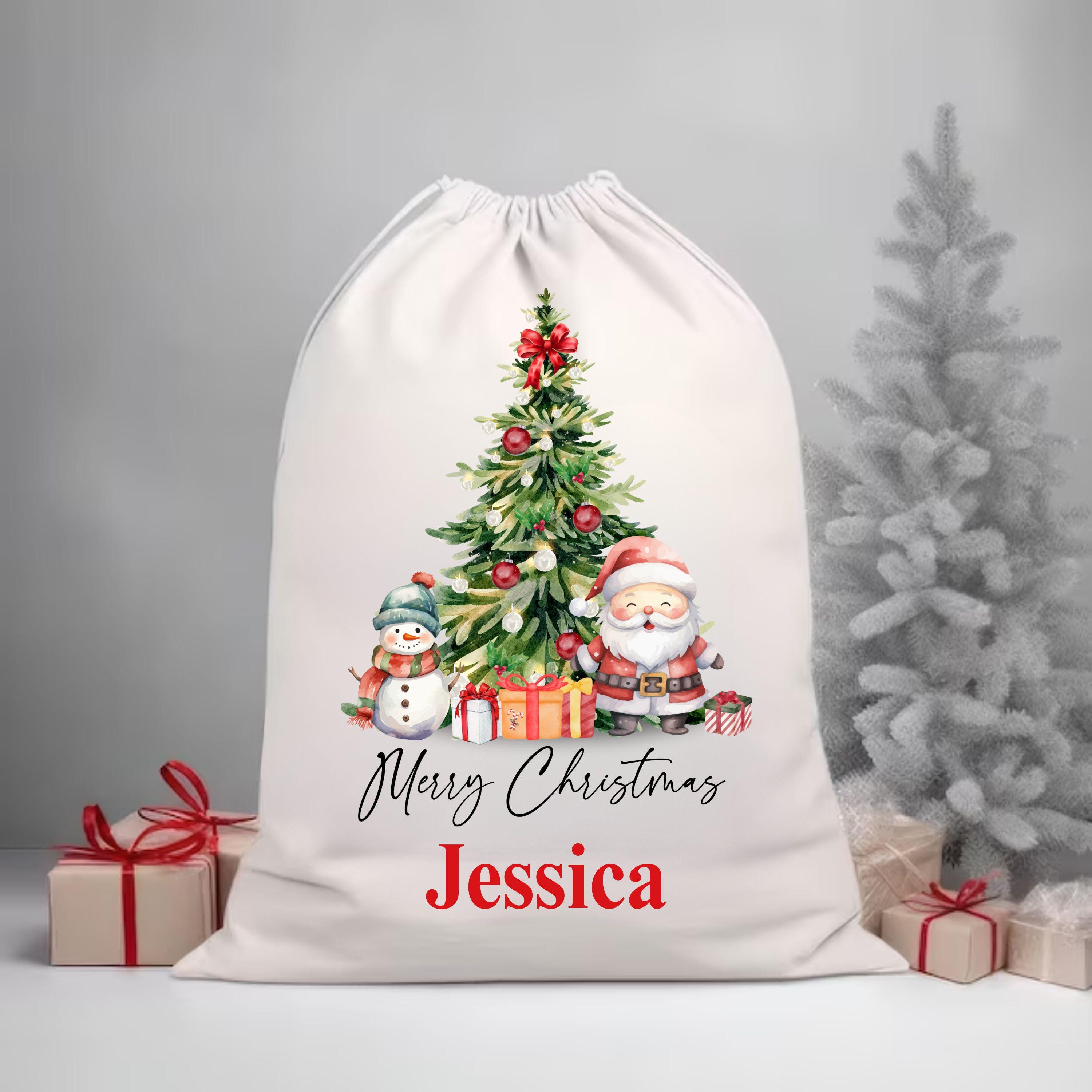 Personalised Santa Sack, Christmas Sack, Personalised Christmas Toy Sack  Christmas Gift Bag, Xmas Christmas Eve box, first Christmas gift