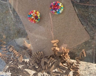 Sprinkles Resin Earrings