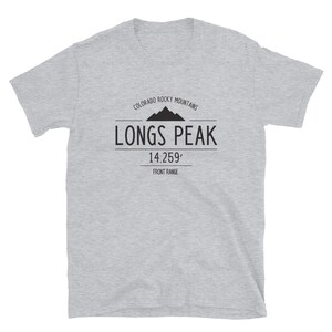 Longs Peak Short-Sleeve Unisex T-Shirt