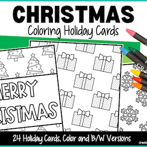 Kerst kleurkaarten, vakantie kleurplaten, kerst kleurplaten voor kinderen, kerst kleurplaten afdrukbaar, vakantie kleurkaarten