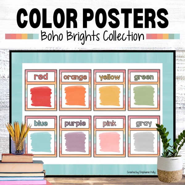 Boho Classroom Posters