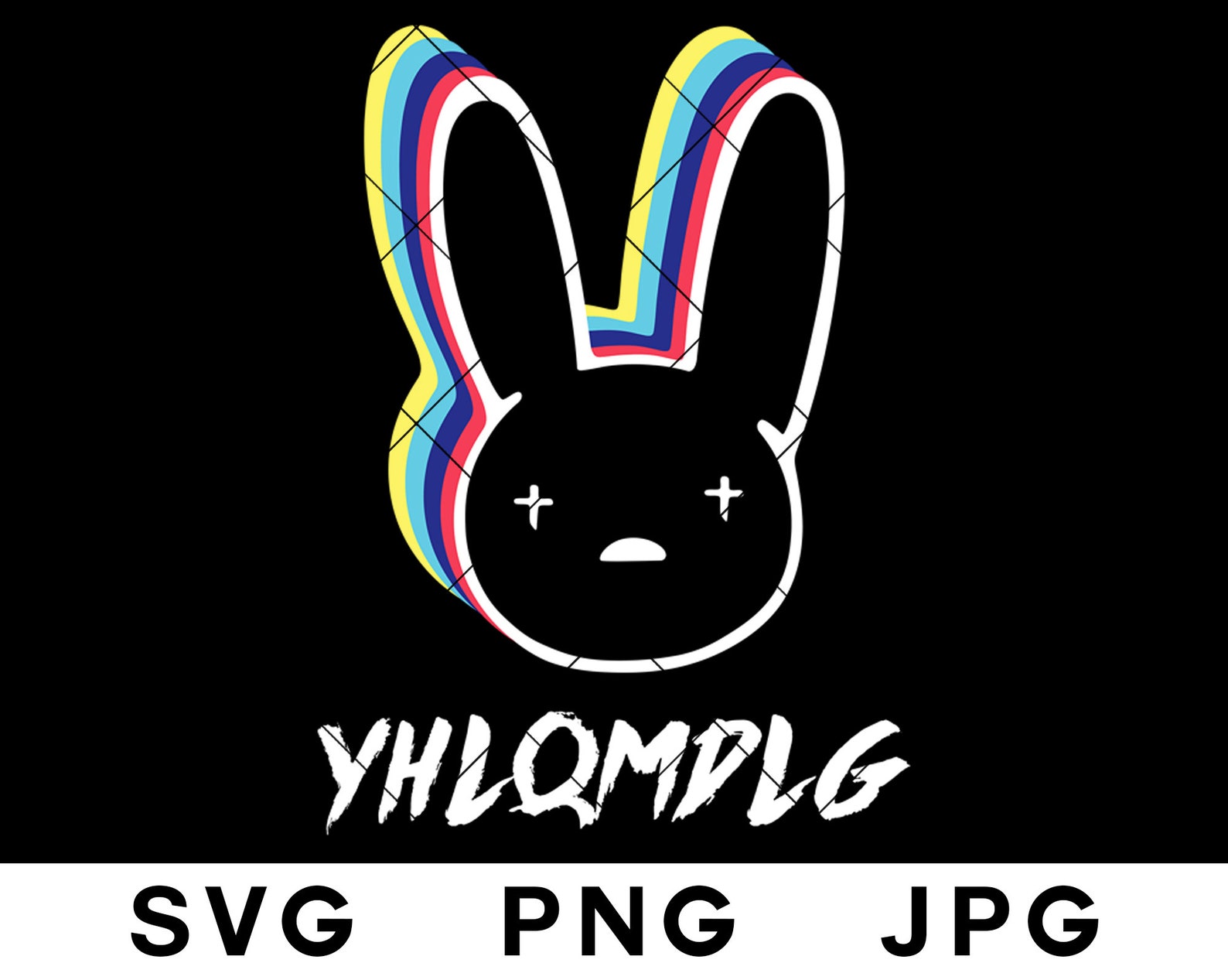 Bad Bunny SVG Bad Bunny Logo Music Album YHLQMDLG PNG Vector | Etsy