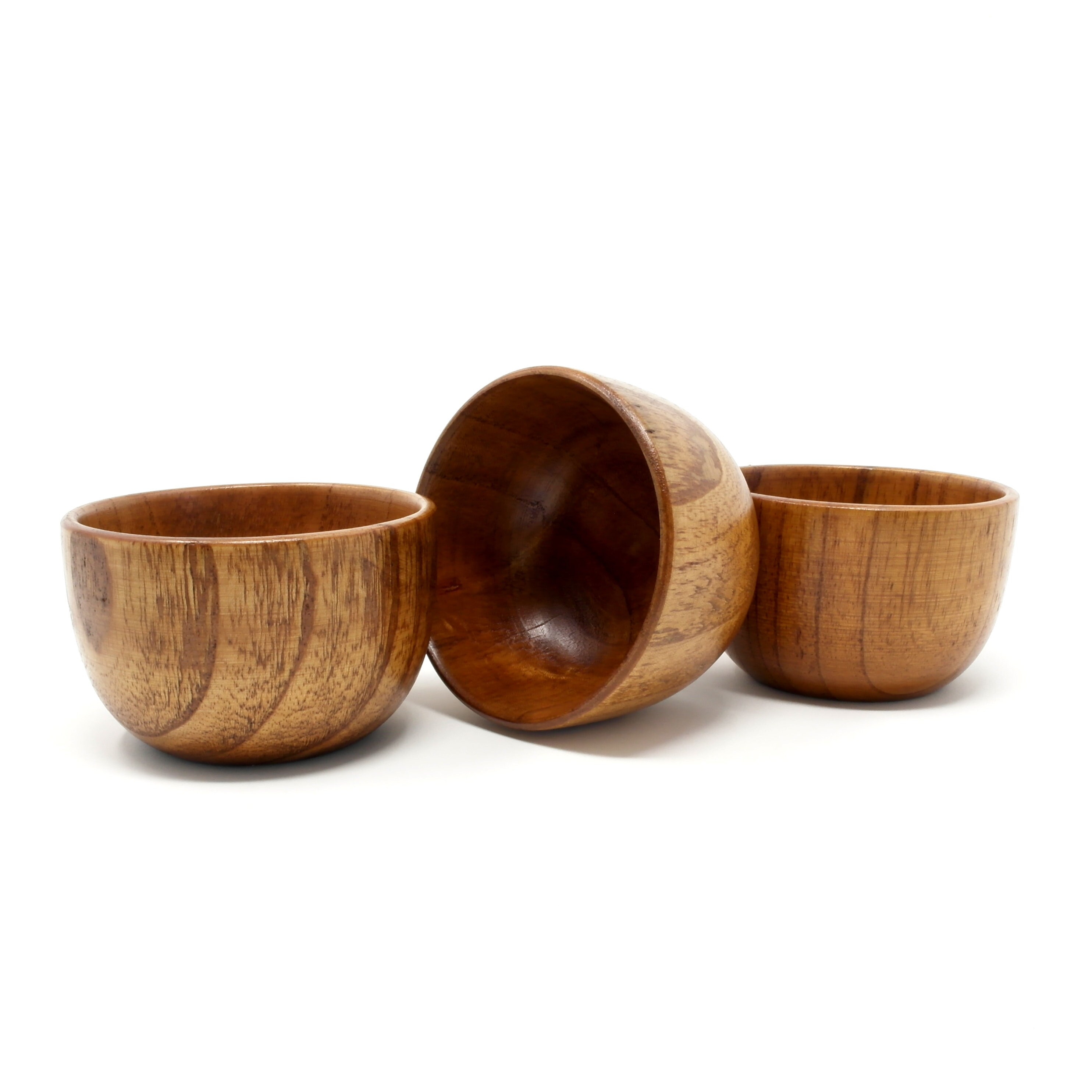 Wooden Dip Sauce Bowls With 30x11.5cm Tray Small Dipping Etsy