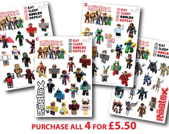 Roblox Stickers Etsy - roblox logo stickers