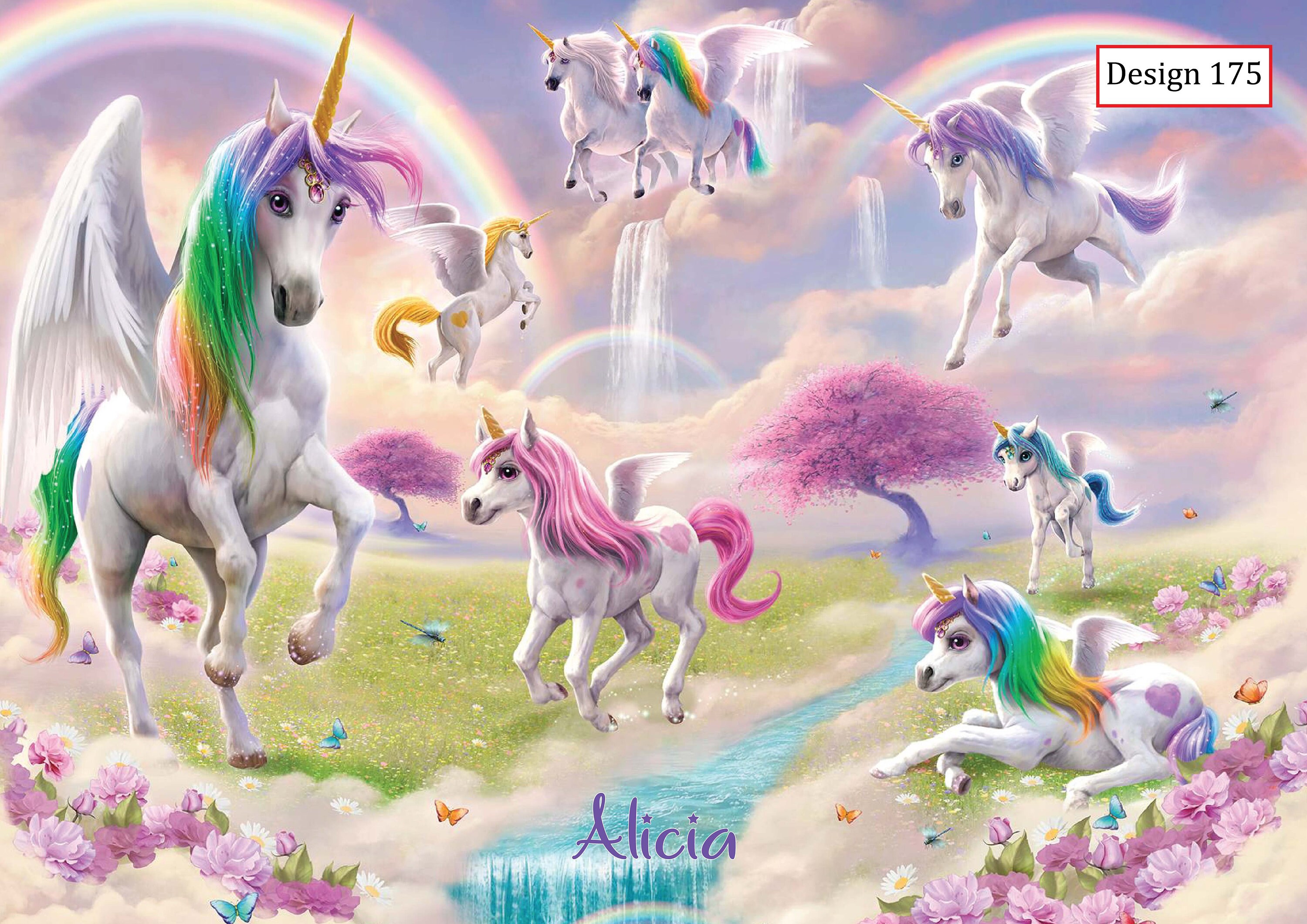 Unicorns Lap Tray / Personalised Lap Tray / Laptray Gift / Etsy UK