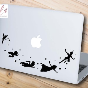 Peter Pan Laptop Decal - Disney Peter Pan - Macbook Sticker - Peter Pan Decal
