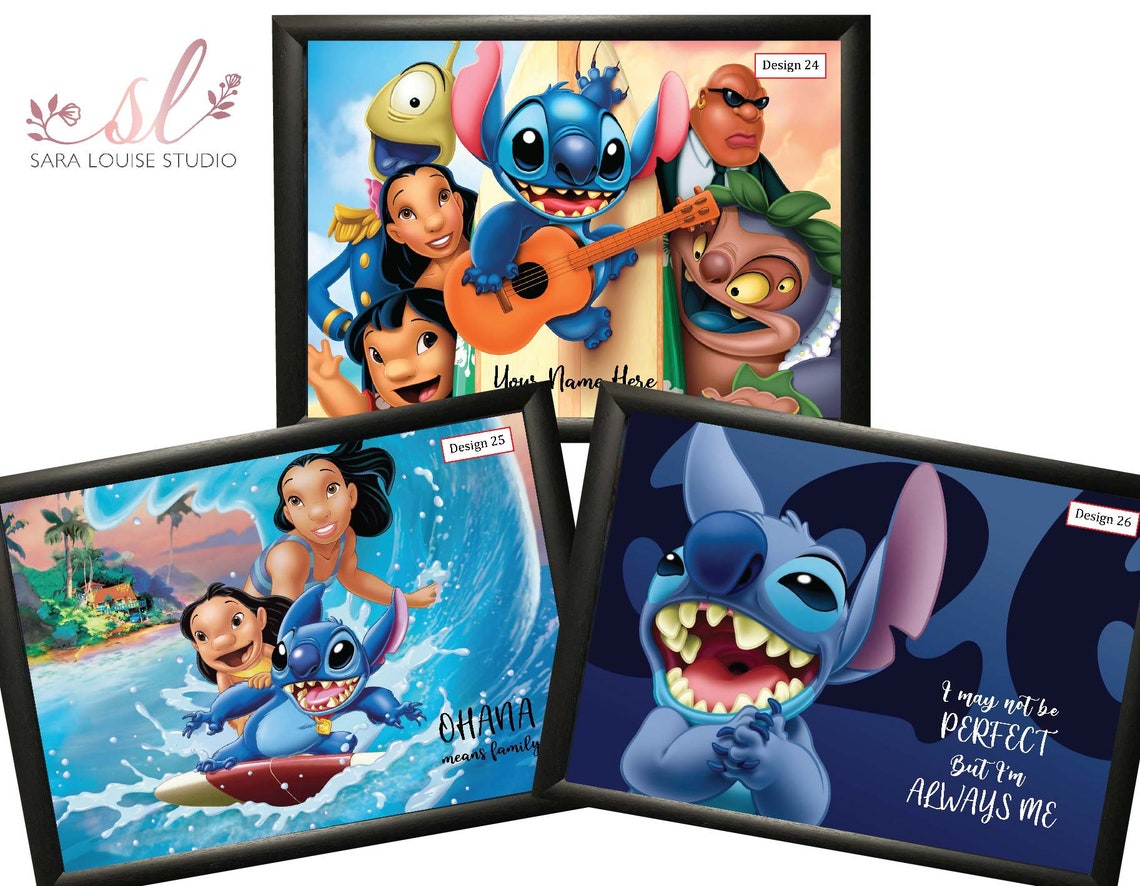 Disney Stitch Lap Tray / Personalised Lap Tray / Laptray Gift Etsy UK