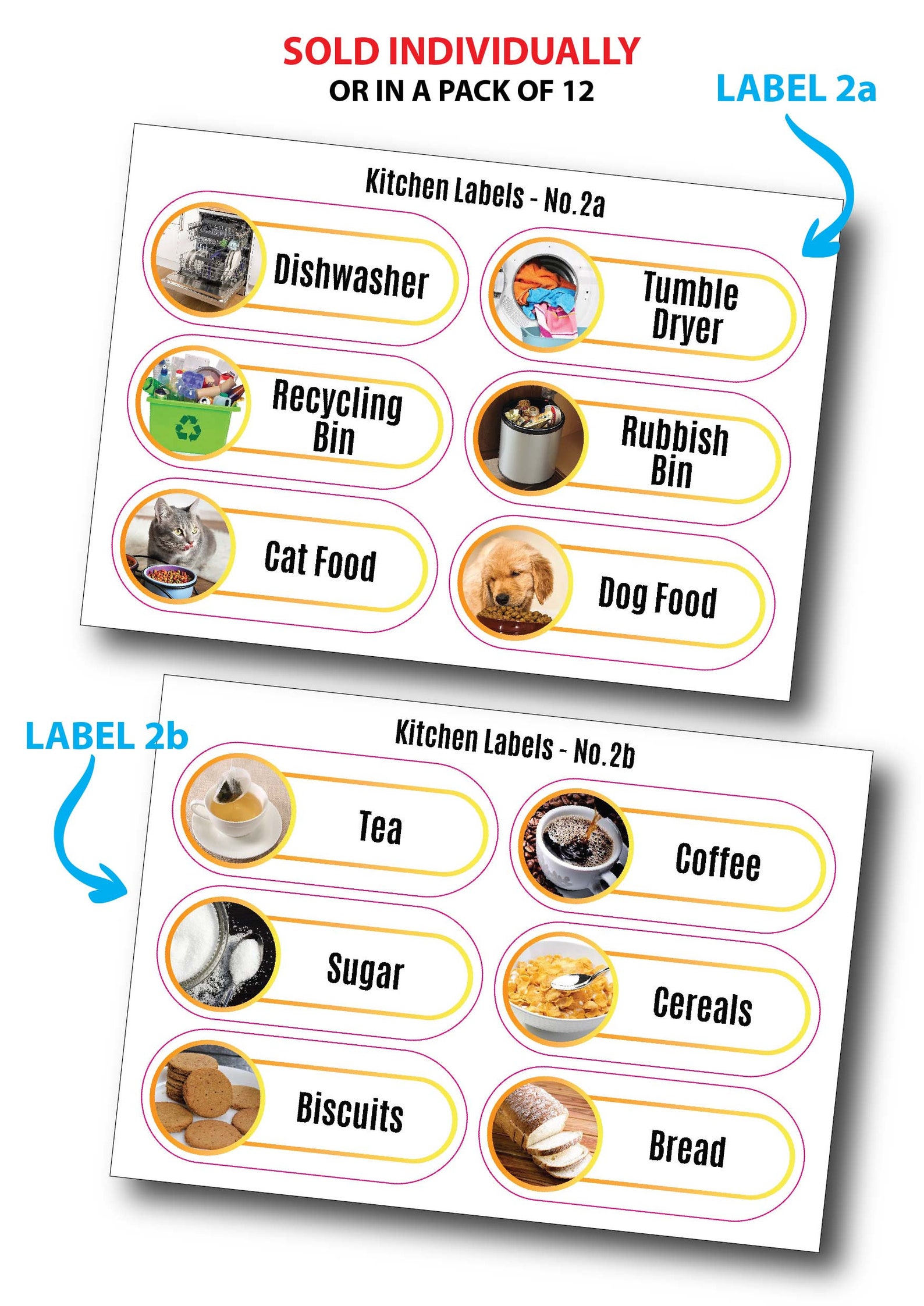 Memory Loss Labels: Dementia Stickers, Room & Cupboard Organizers - Etsy