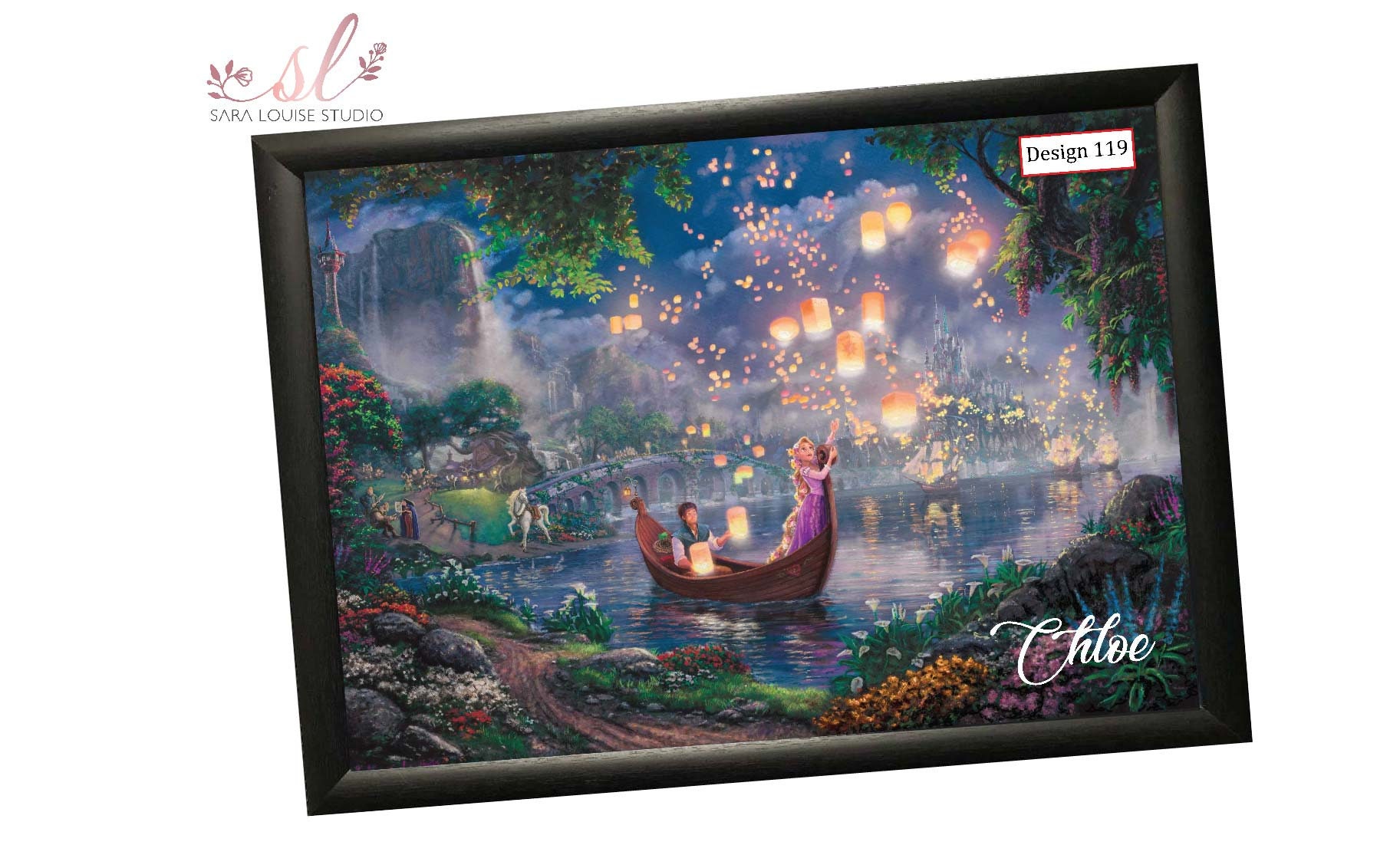 Tangled Lap Tray / Lap Tray Gift / Cushioned Tray / Etsy UK