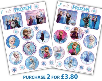 Disney Frozen Glitter PC Clear Sticker Disney Frozen Glitter PC Clear Sticker