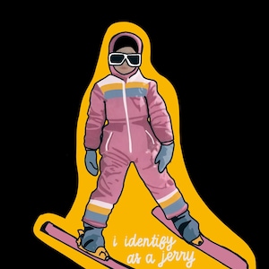 I Identify as a Jerry Sticker