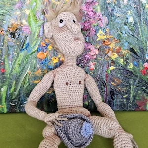 Quirky Crochet Doll,Knitted doll for adults,Penis doll,gift for adults