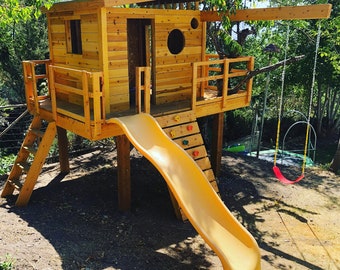 Modern Style Playhouse by Playscapes Studios
