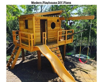 Modern Playhouse DIY Plans